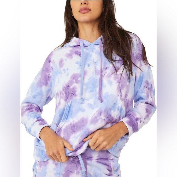 EUC - FP Movement Work it Out Tie Dye Hoodie - size Small - Picture 1 of 6